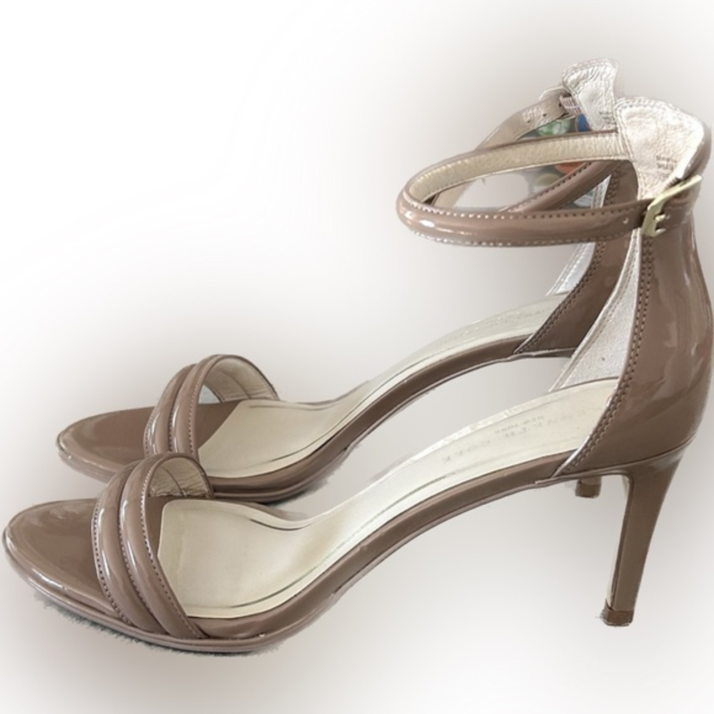 Kenneth Cole New York Mocha Beige Milania Sandals Women’s Size 9.5